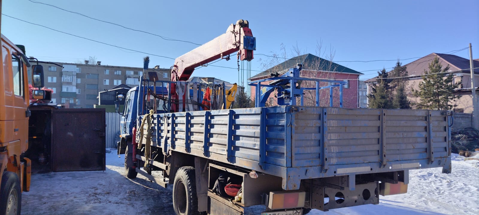 КМУ (кран-манипулятор) с люлькой — Погрузка, перевозка, монтаж | Экибастуз