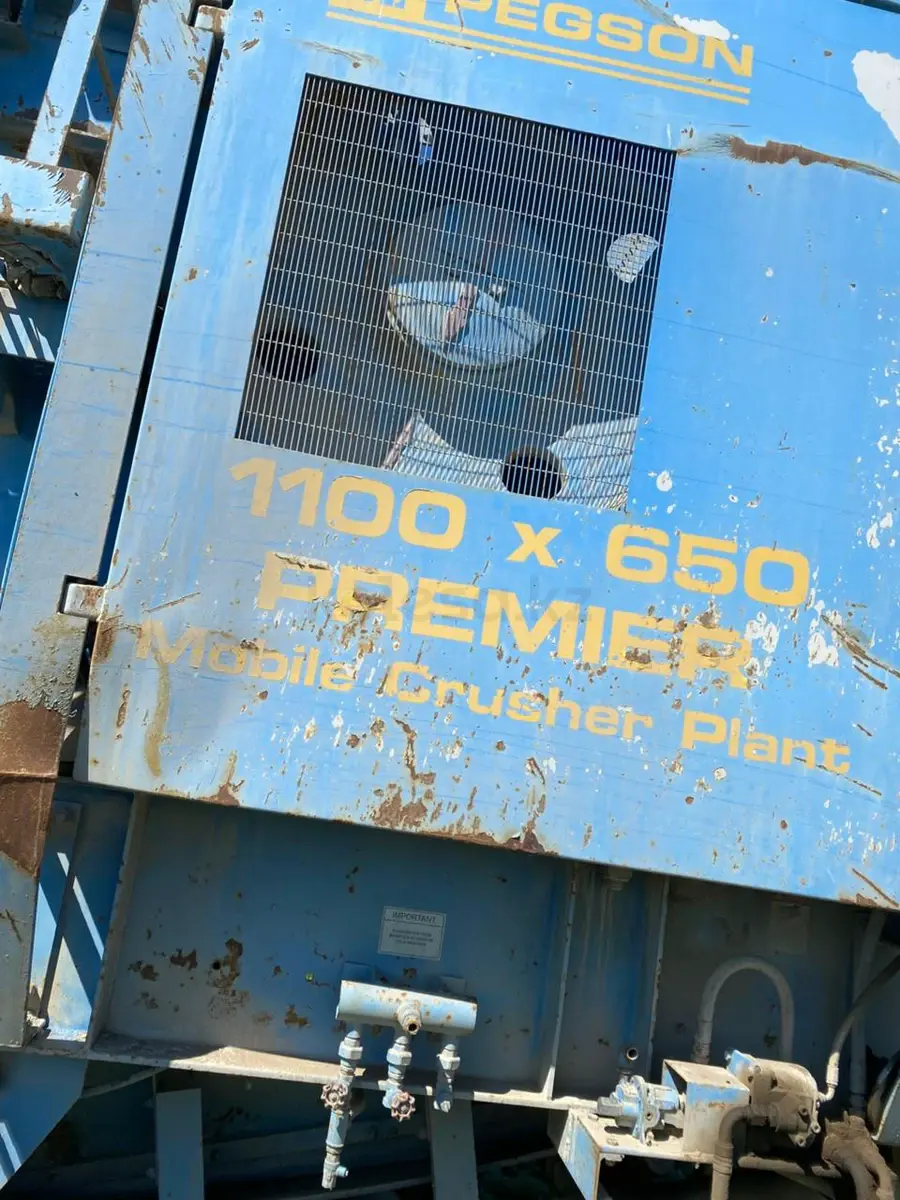 Полумобильный дробильный комплекс Pegson Terex 1100 650